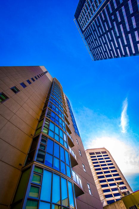 sky view from street