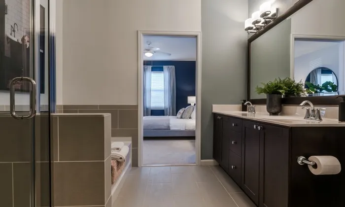 Spa-inspired bathroom