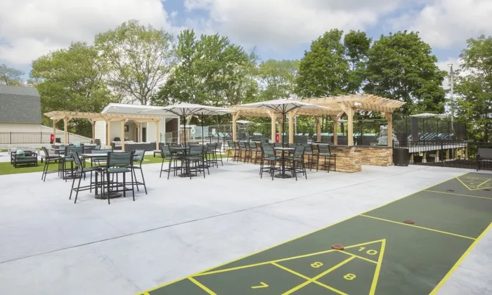 Outdoor shuffleboard