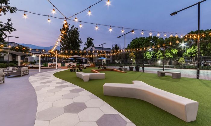 Outdoor Amenities Evening