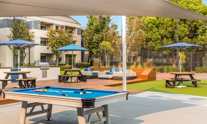 Outdoor Lounge + BBQ Area