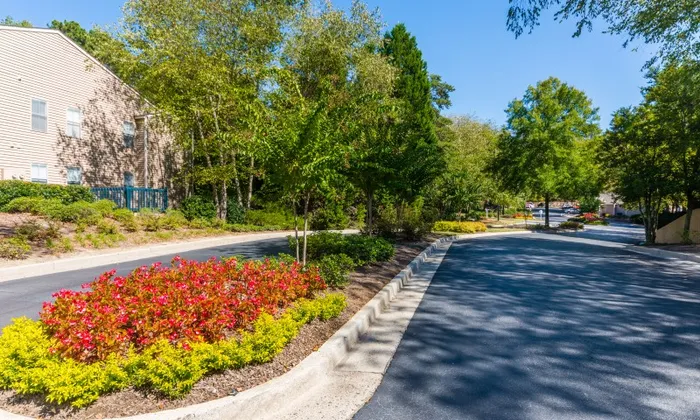 Entrance for Avana Woods apartments.
