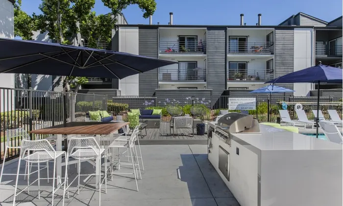 Pool Grilling Area