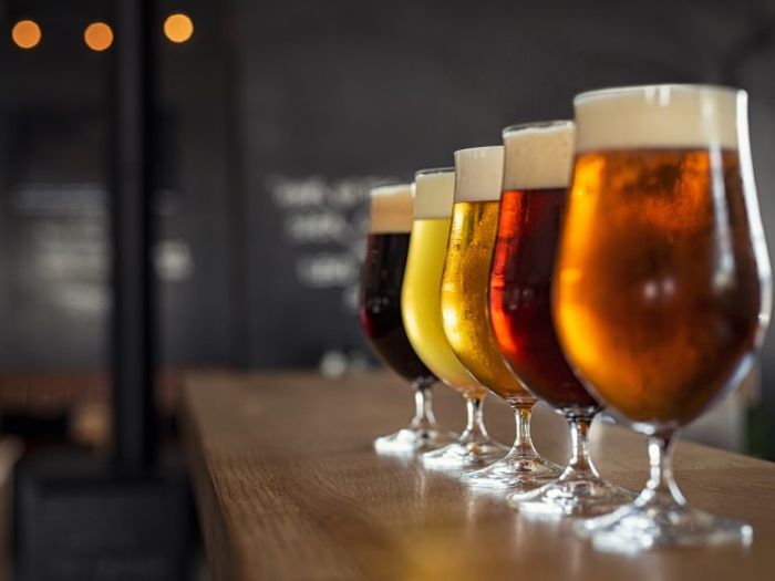 Beer Stationed at at Bar