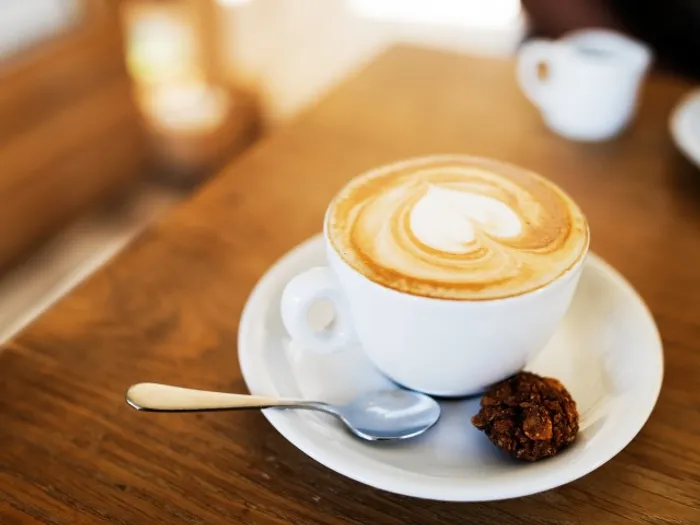 Coffee Cup with Heart In Middle