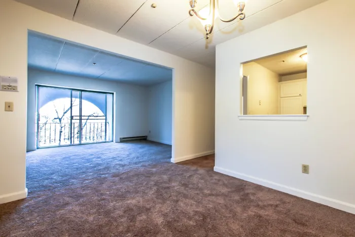 Classic dining area, looking out to the living area