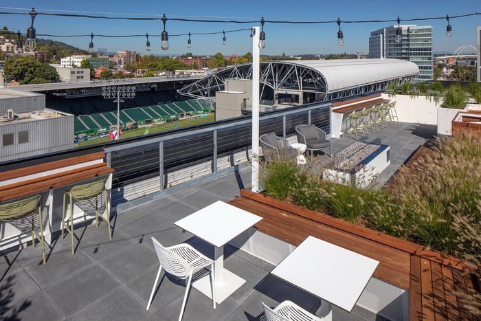 Grandstands Roof Top