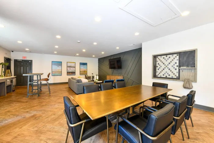 Luxury clubroom at an apartment complex in Alpharetta.