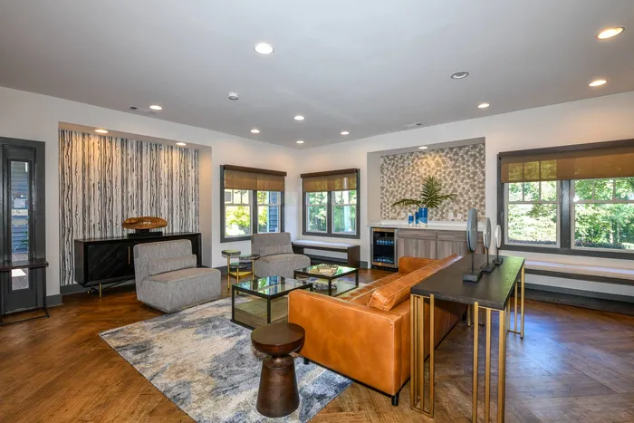 Clubroom at an apartment complex in Alpharetta, GA.