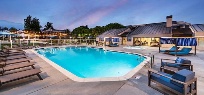 Pool at Night