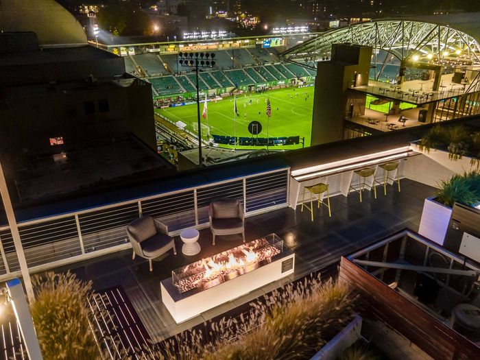 Grandstands Roof Top