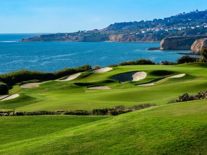Gold Course on Coastline