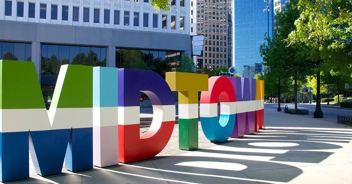 Midtown rainbow big sign