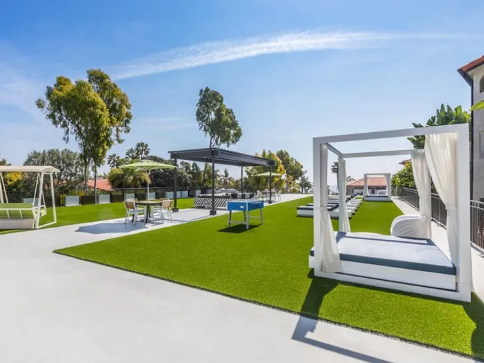 Outdoor Lounge + Game Area