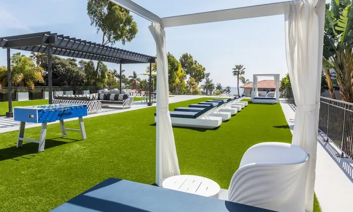 Outdoor Lounge + Game Area