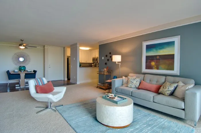 Living Room + Kitchen