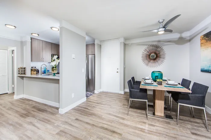 Kitchen + Living Room