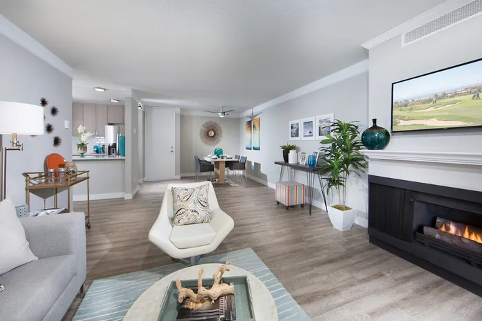 Living Room + Kitchen
