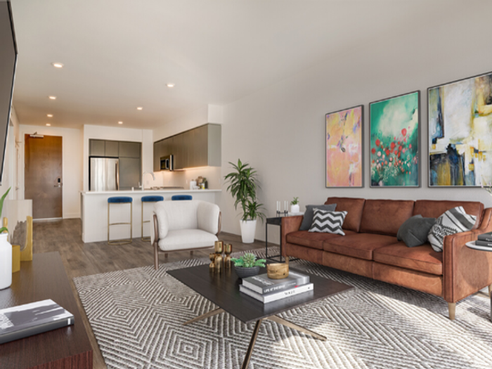 Living Room and Kitchen
