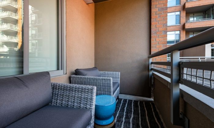 Spacious Silver Spring balcony