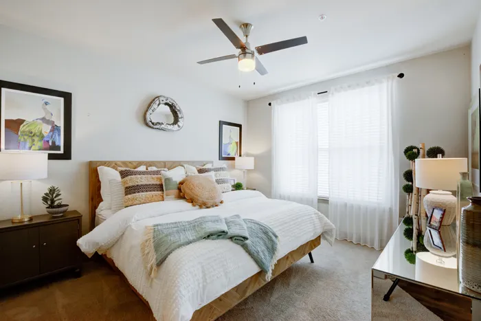 Bedroom with large bed