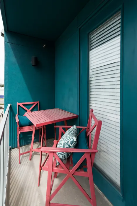 Large balcony