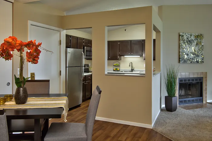 Dining room looking into Kitchen