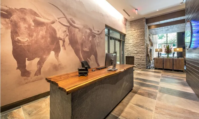 community reception desk