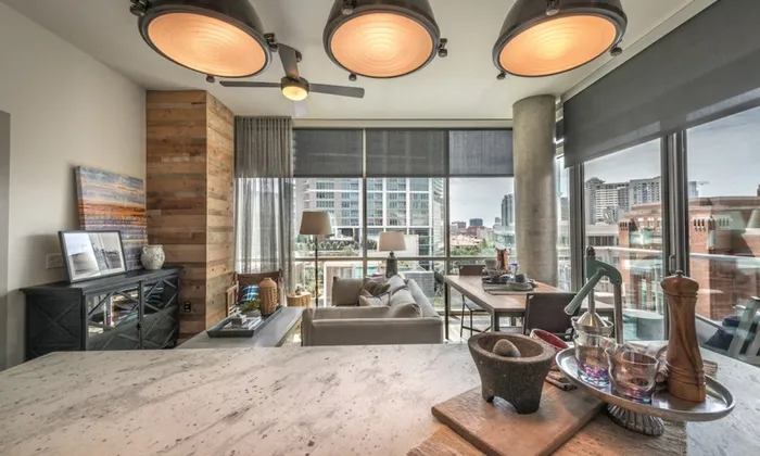 spacious living area