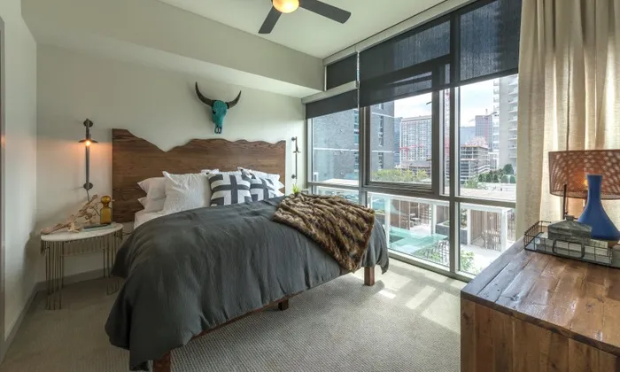 spacious bedroom