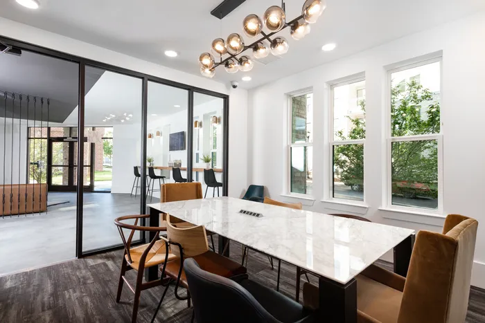 Meeting space in clubhouse