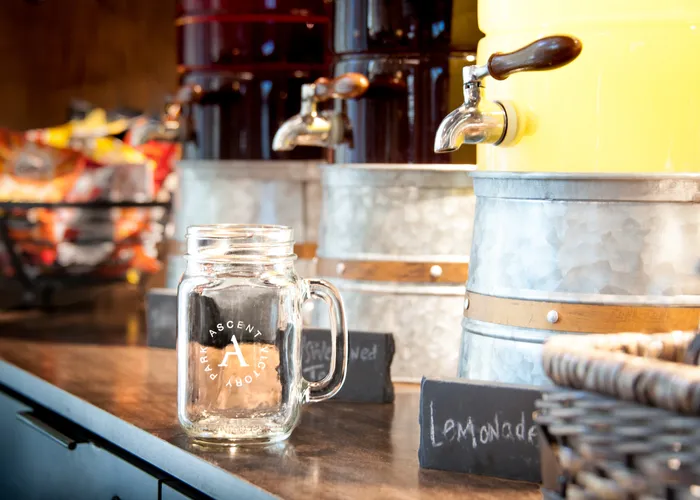 Drink counter in community center