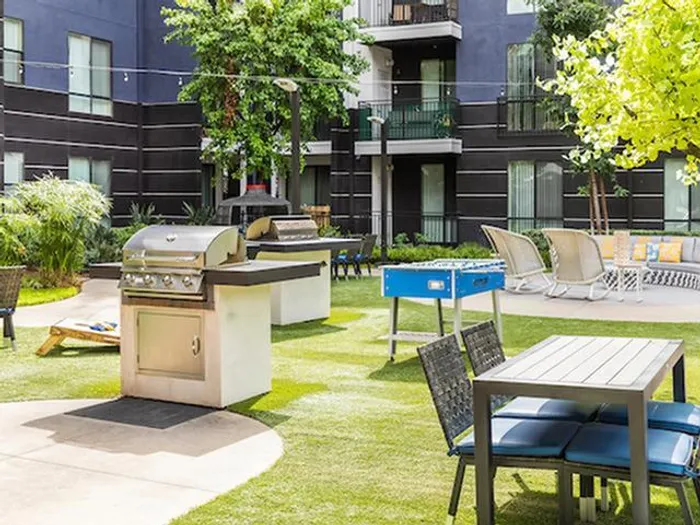 BBQ and Courtyard Area