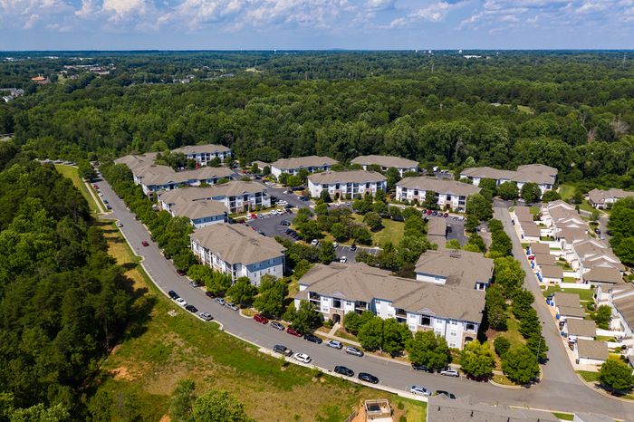 Aerial View Avana Lake Norman property