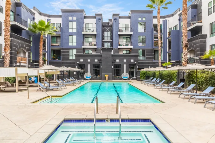 Pool Outdoor Day + Building