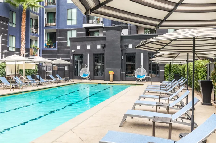 Pool Outdoor Day + Building