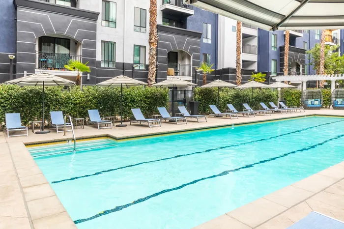 Pool Outdoor Day + Building