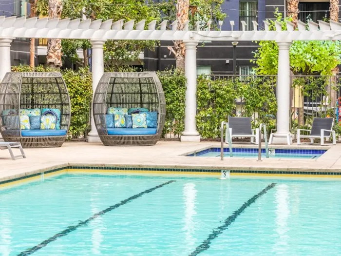 Pool Outdoor Day + Building