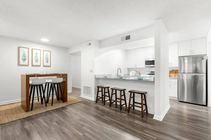 Spacious luxury kitchen in an apartment complex in Clearwater, FL.