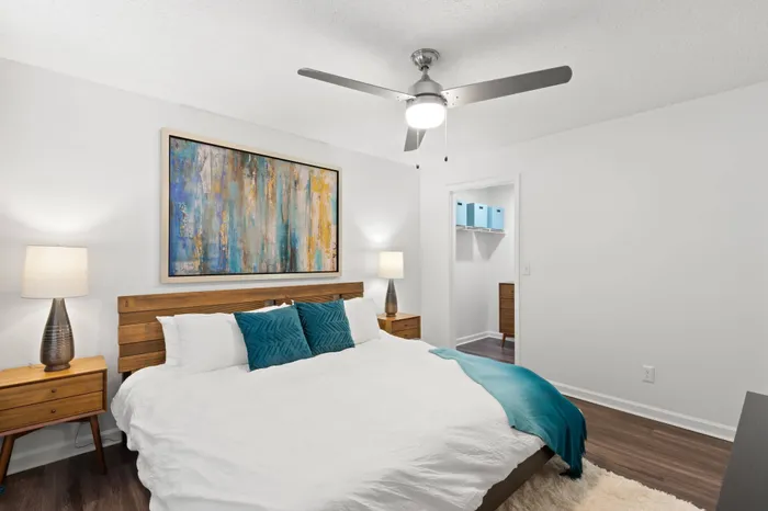 Spacious bedroom in an apartment near Dunedin, FL.