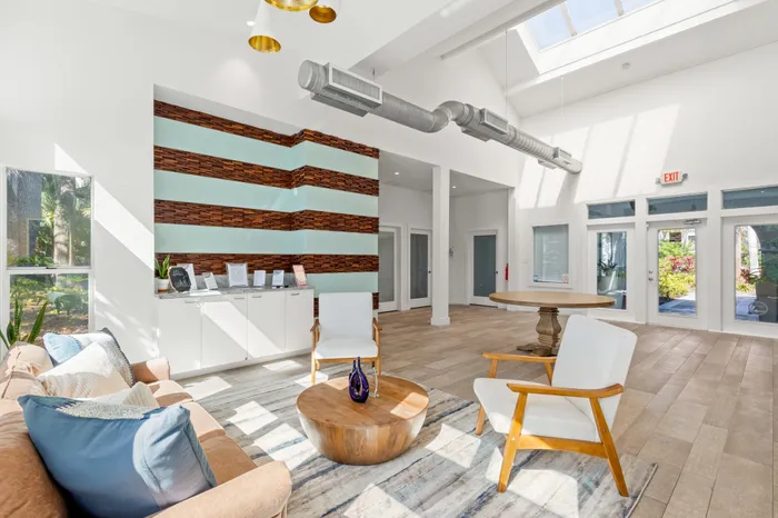 Spacious resident clubhouse at Clearwater apartments for rent.