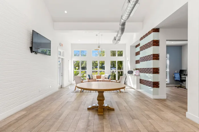 Spacious resident clubhouse at Clearwater apartments for rent.