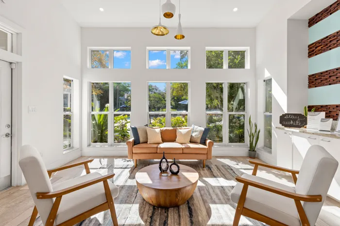 Spacious resident clubhouse at Clearwater apartments for rent.