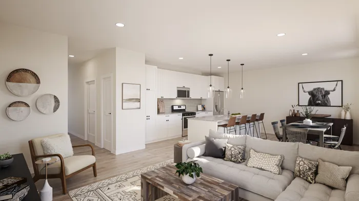 Summerwell Maple Give Unit Dining Room and Living room