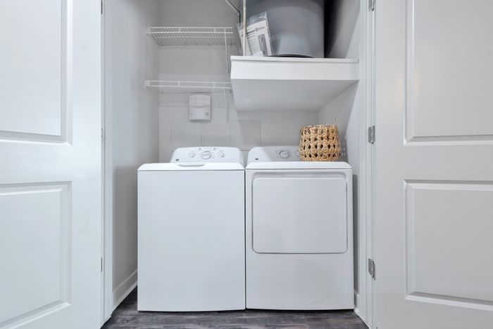 side by side Washer and Dryer