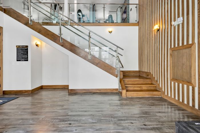 Fitness center- stairs