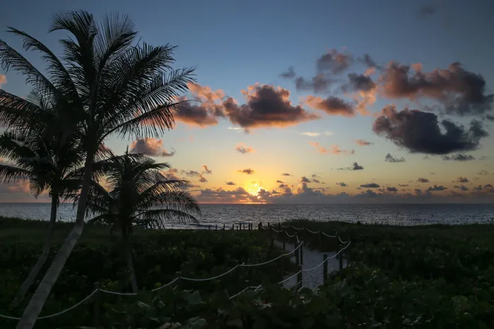 Sunset view of Delray Beach Florida