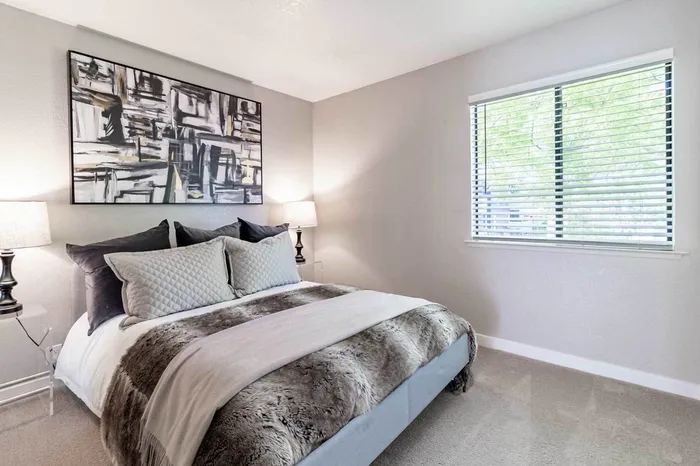 Avana Vista Point model 2 bedroom with queen bed
