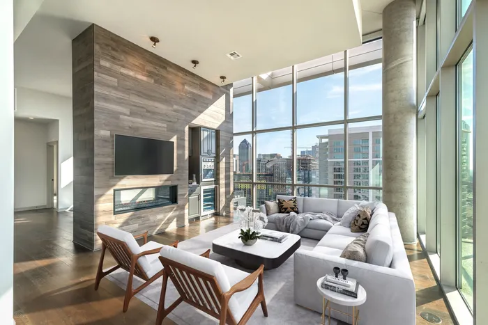 Ascent Victory Park | Penthouse | Elevated luxury penthouse living in Dallas | Bedroom | Dallas Views