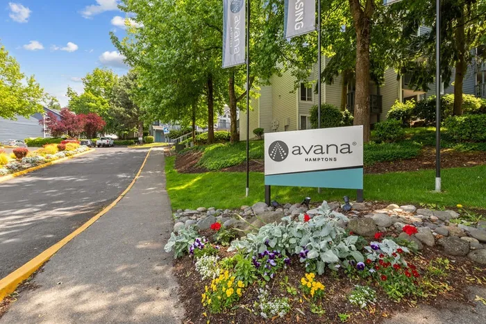 Entry with sign